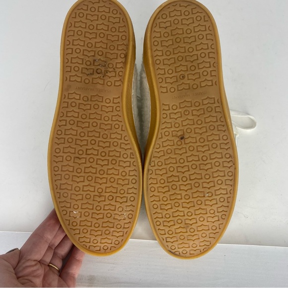 ISABEL MARANT Benkeen Shearling High Top Logo Sneaker - Picture 10 of 11